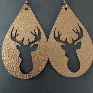 Leather earrings